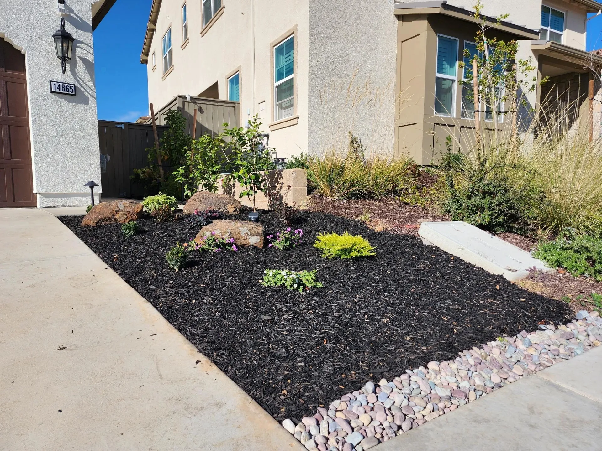 Reliable Landscaping backyard finish work