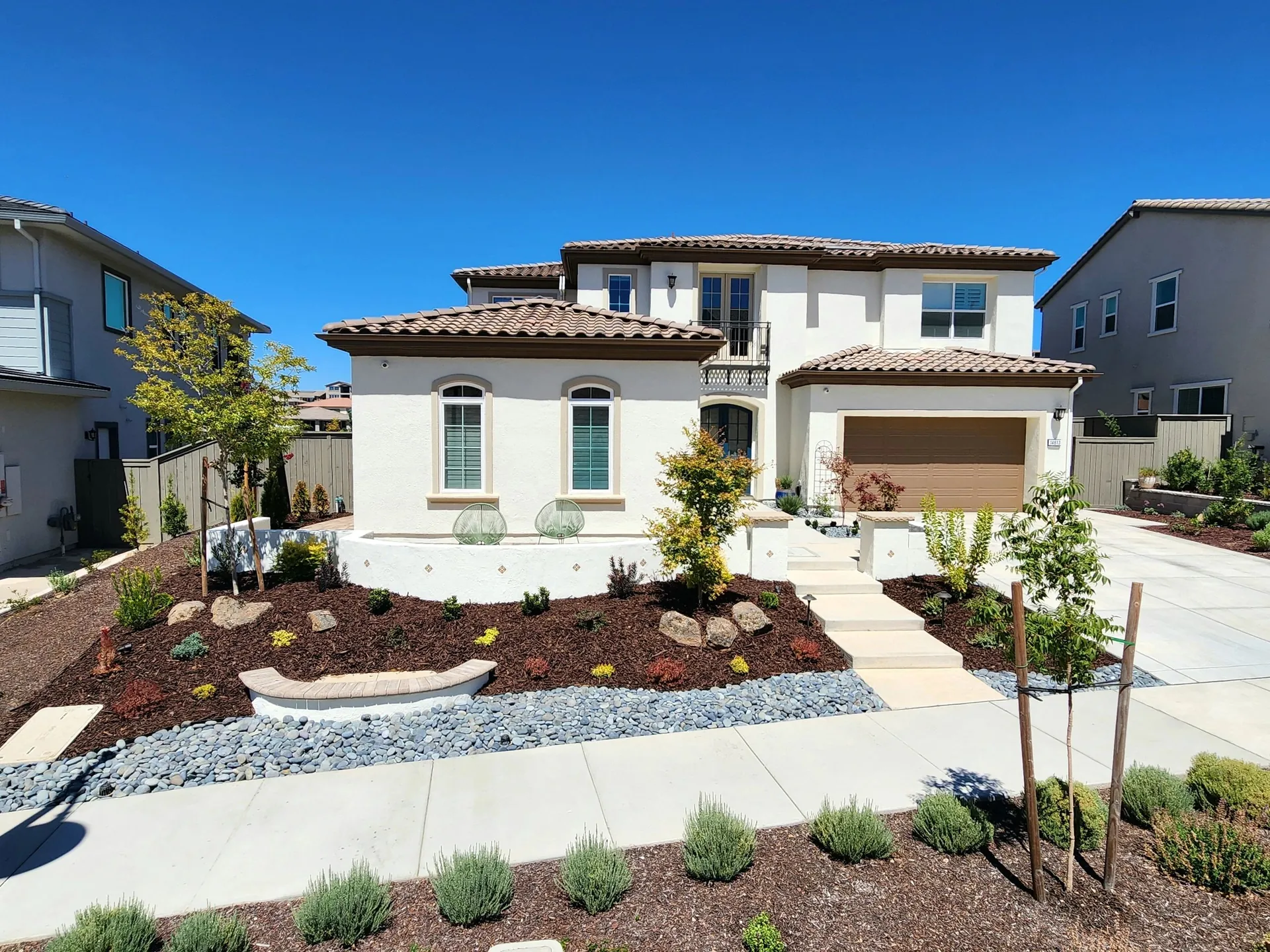 Reliable Landscaping backyard with pool and turf