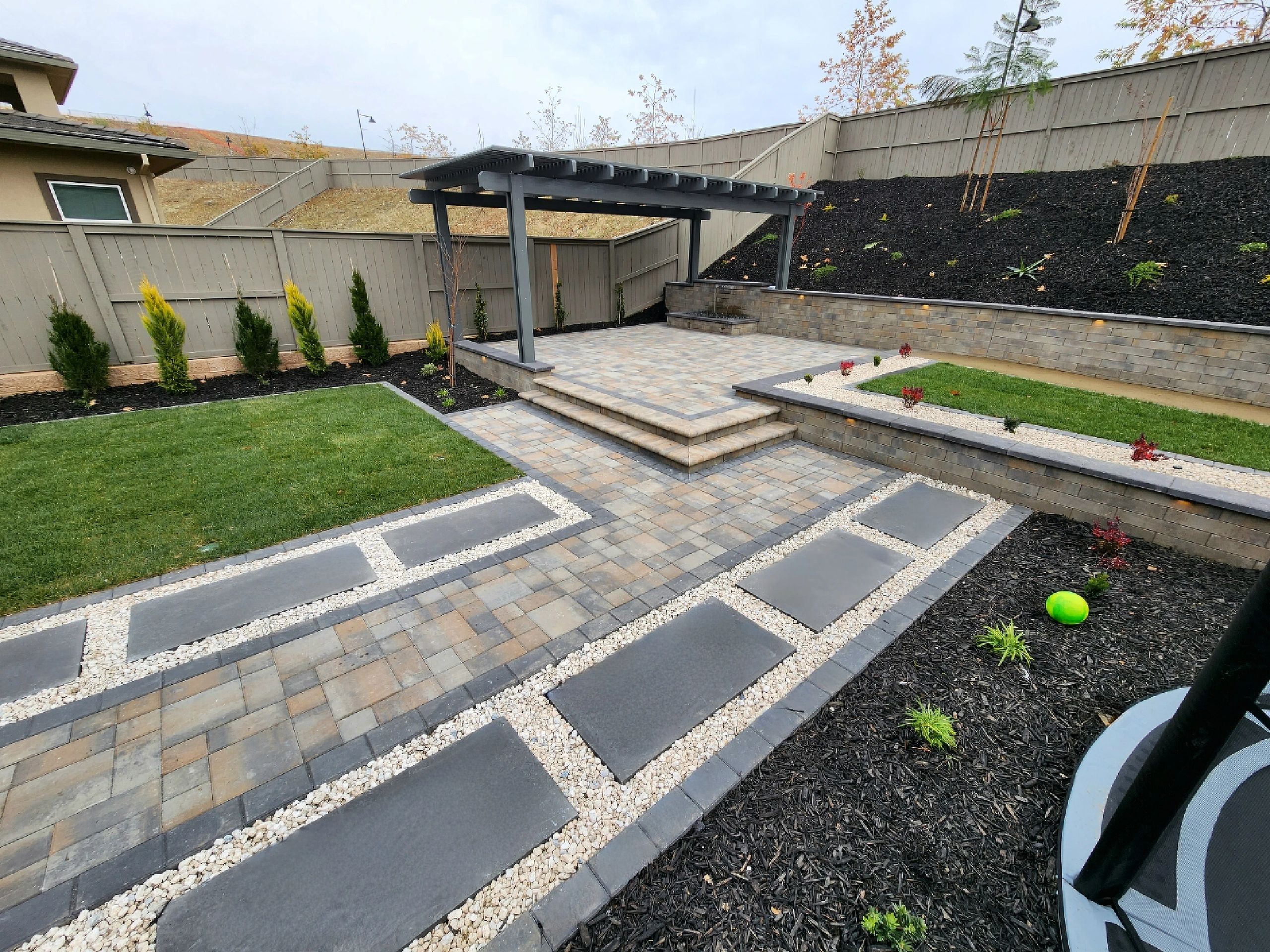 Complete landscape remodel project